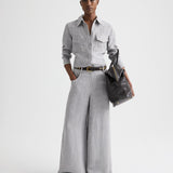 TWP - Ranchers Daughter Shirt in Lightweight Washed Hemp Denim
