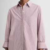 TWP - Boyfriend Shirt in Superfine Mini Stripe