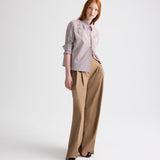 TWP - J.D. Shirt with Crystals in Superfine Mini Stripe