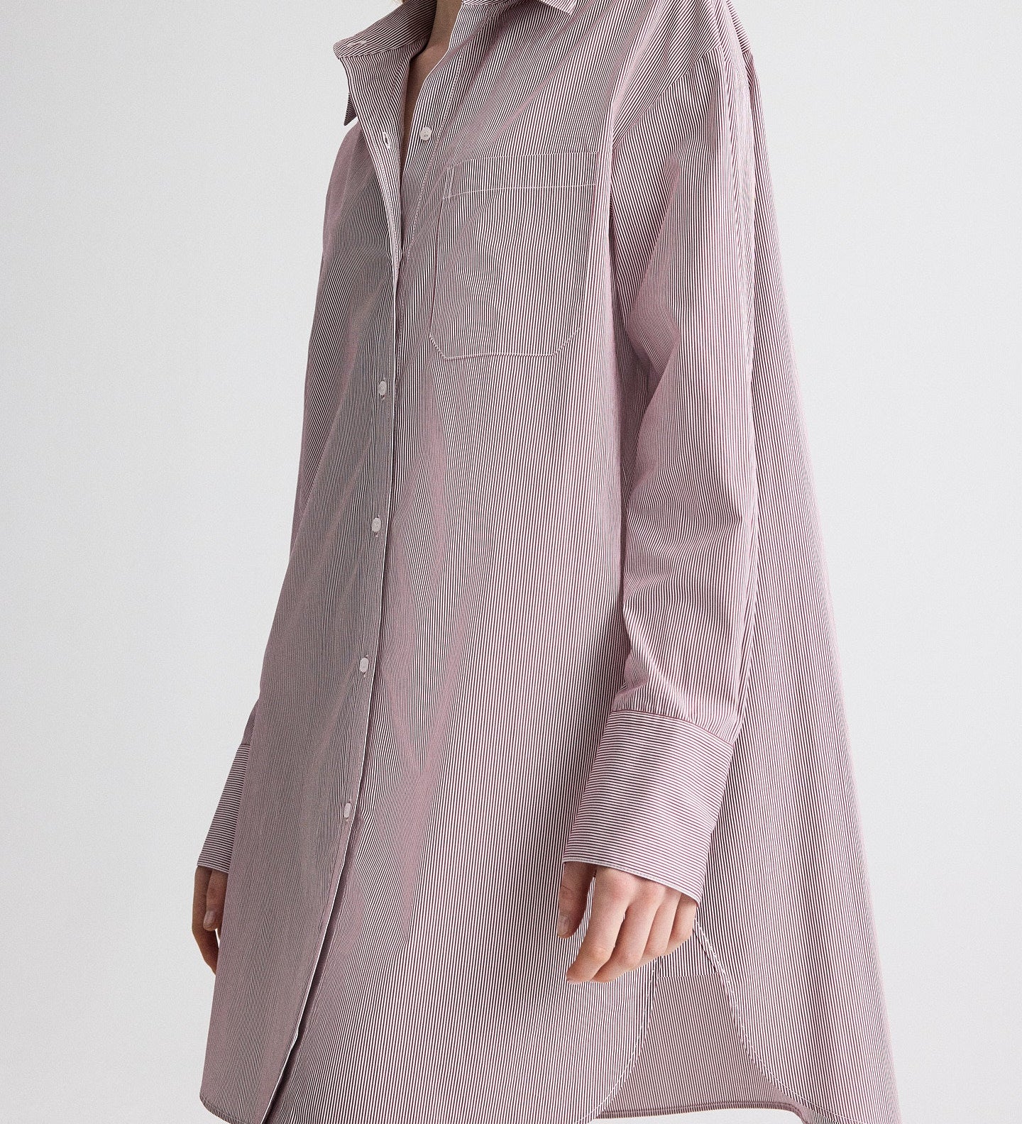 TWP - Big Joe Shirt Dress in Superfine Mini Stripe