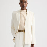 TWP - Her Fit Blazer in Coated Viscose Linen