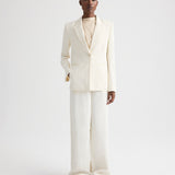 TWP - Her Fit Blazer in Coated Viscose Linen