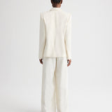 TWP - Her Fit Blazer in Coated Viscose Linen