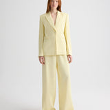 TWP - Her Fit Blazer in Coated Viscose Linen