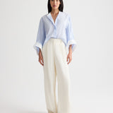 TWP - Hudson St Pant in Coated Viscose Linen