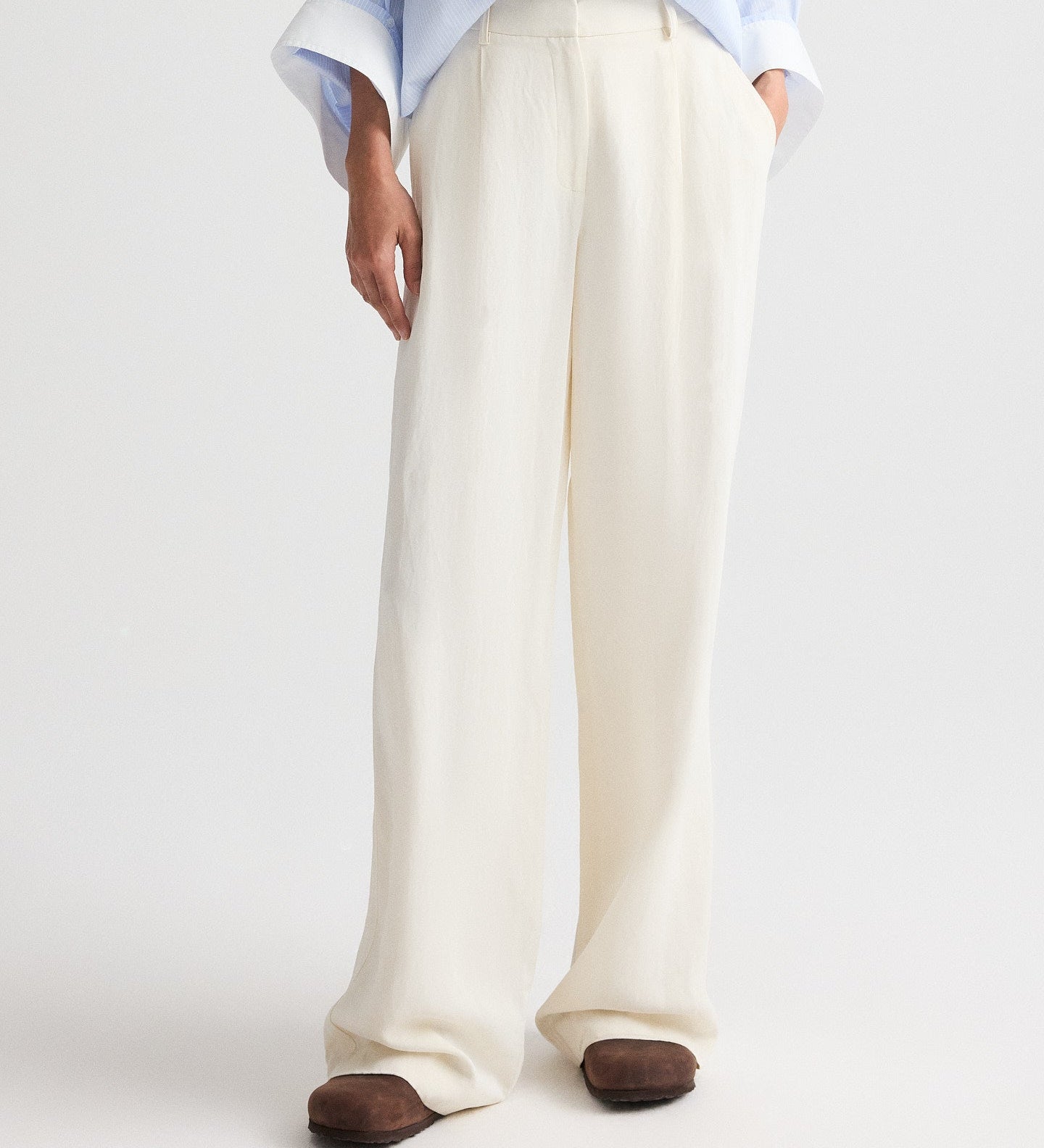 TWP - Hudson St Pant in Coated Viscose Linen