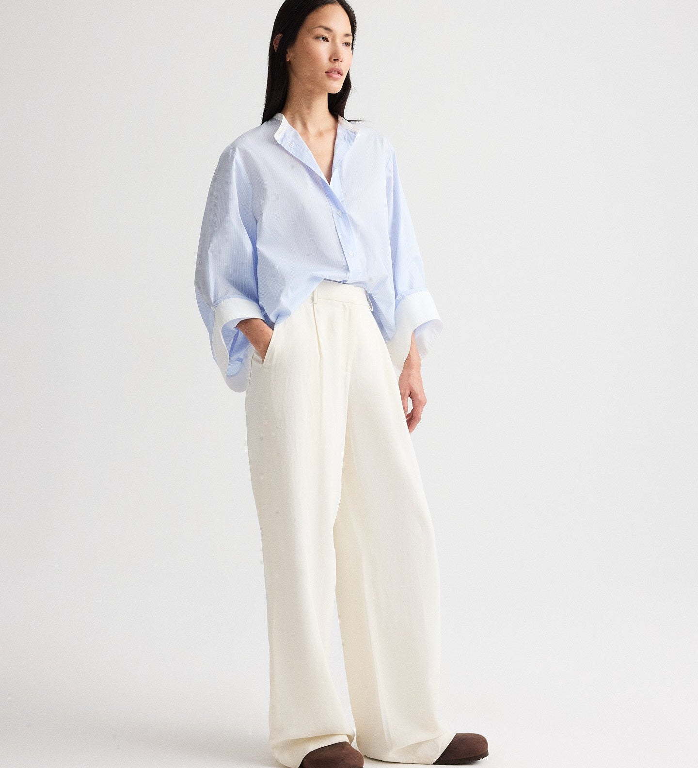 TWP - Hudson St Pant in Coated Viscose Linen