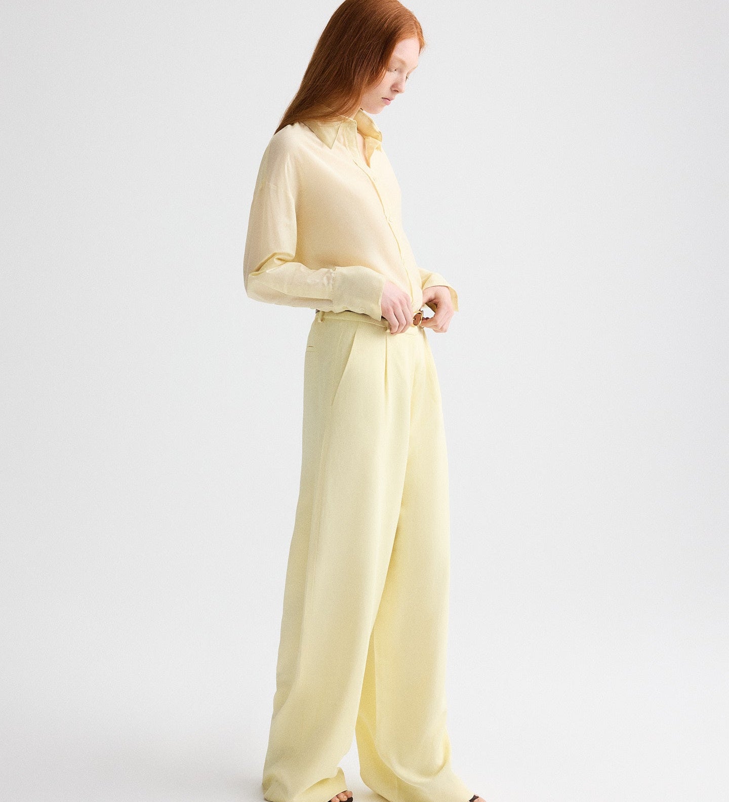 TWP - Hudson St Pant in Coated Viscose Linen