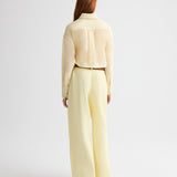 TWP - Hudson St Pant in Coated Viscose Linen