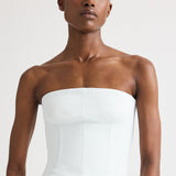 TWP - Jillian Bustier in Coated Viscose Linen