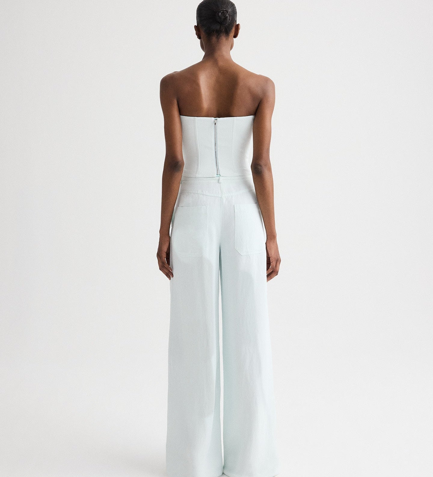 TWP - Jillian Bustier in Coated Viscose Linen