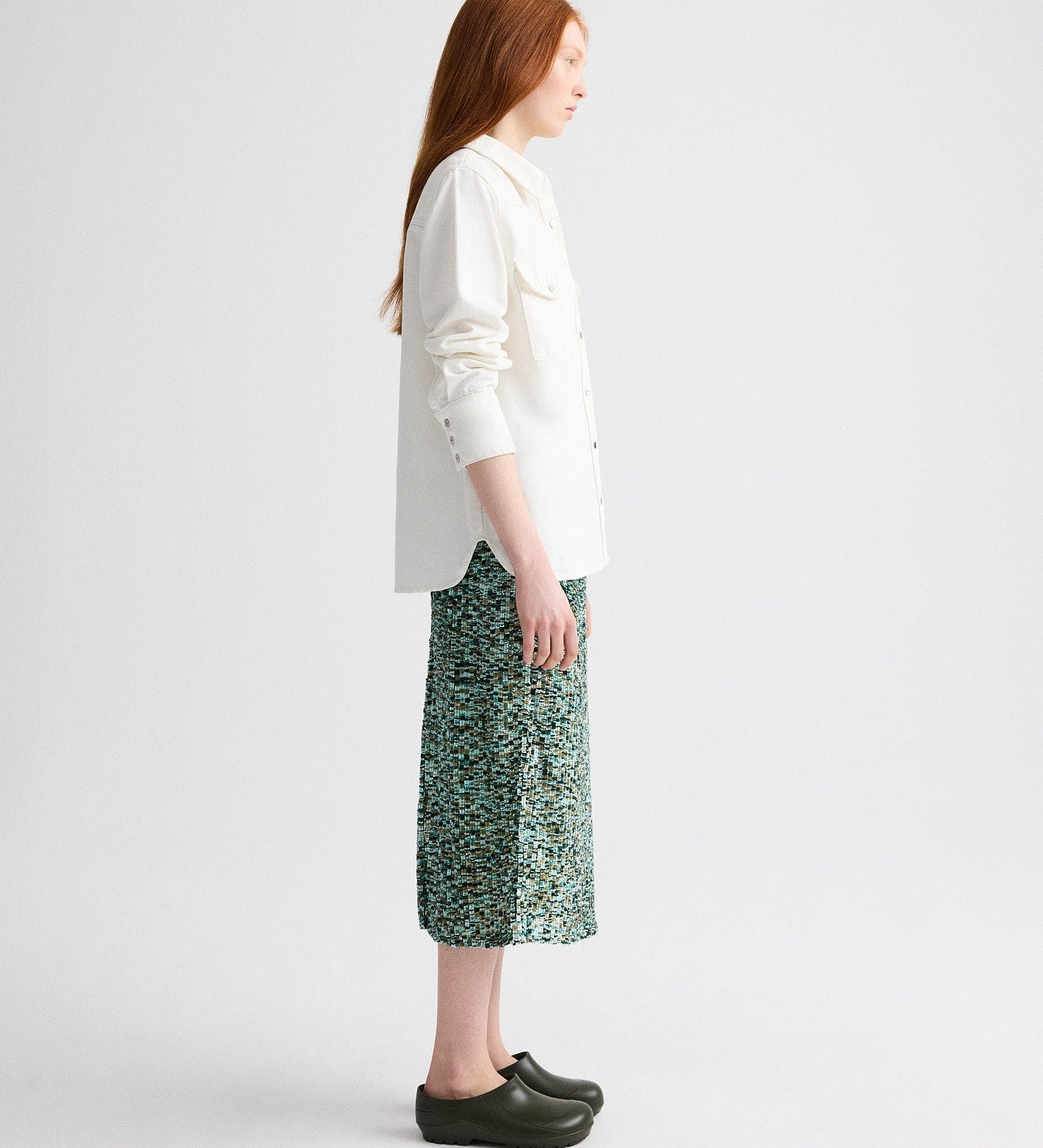 TWP - Ranchers Daughter Shirt in Natural Denim