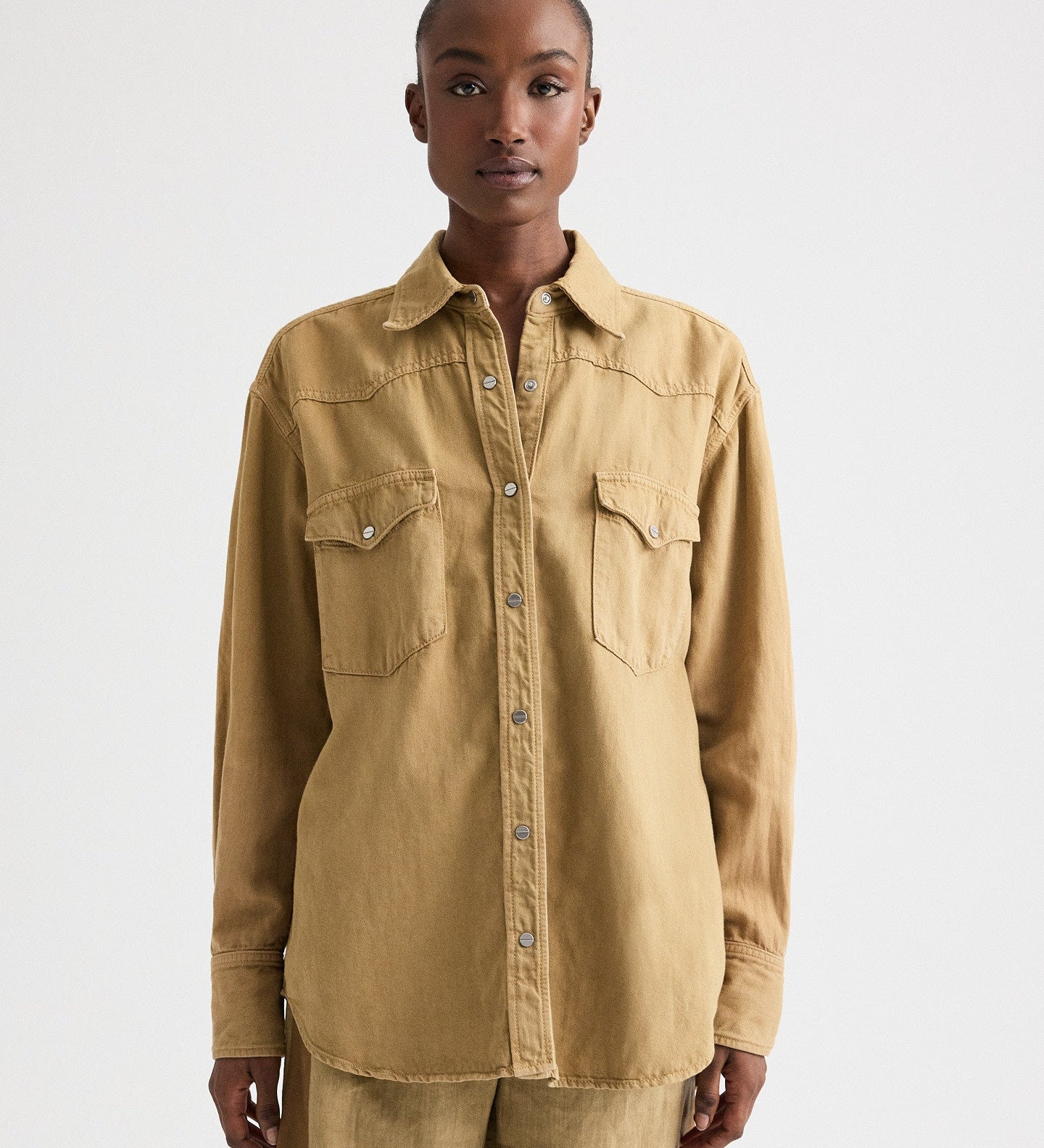 TWP - OG Supersized Shirt in Natural Denim