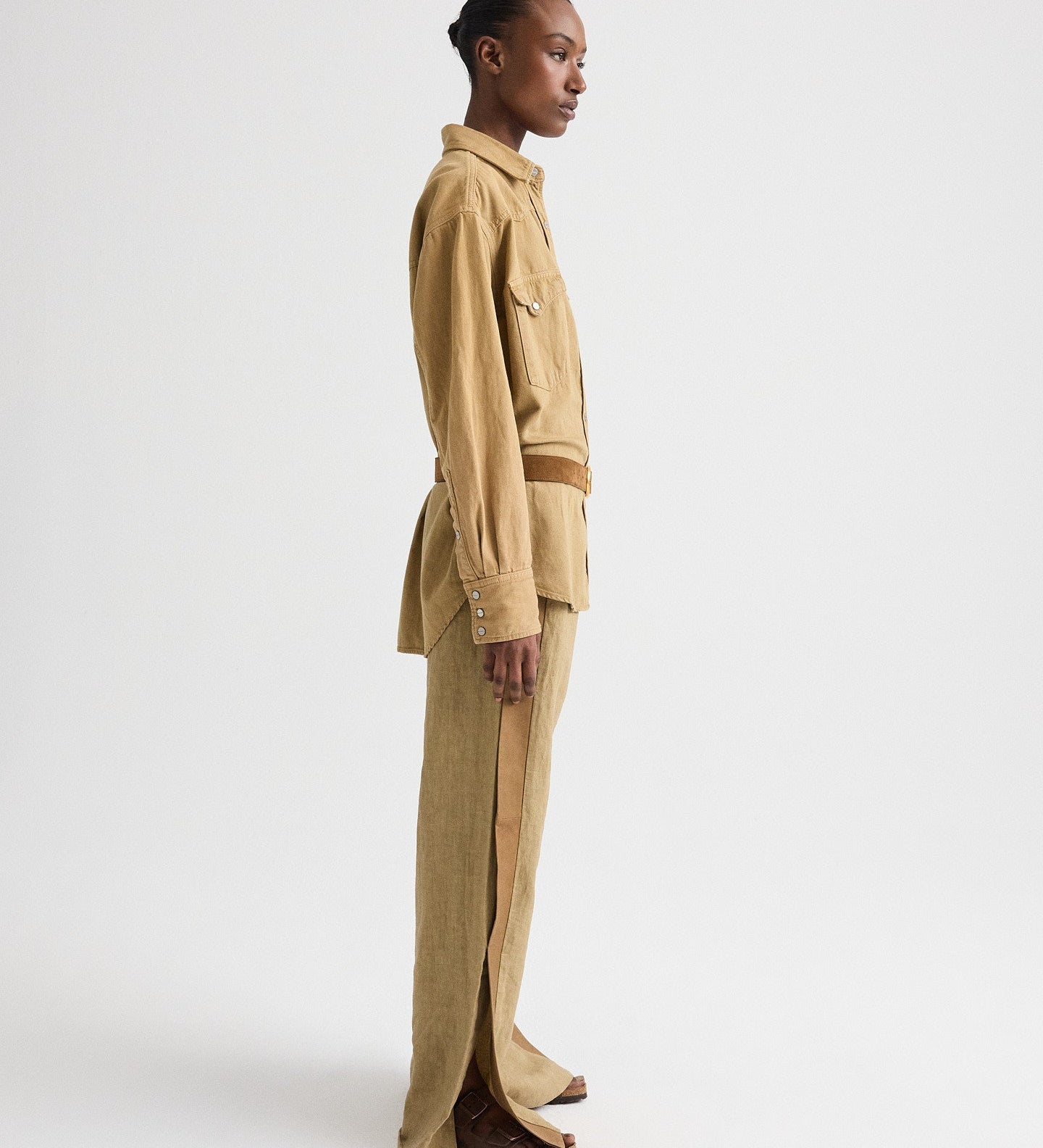 TWP - OG Supersized Shirt in Natural Denim