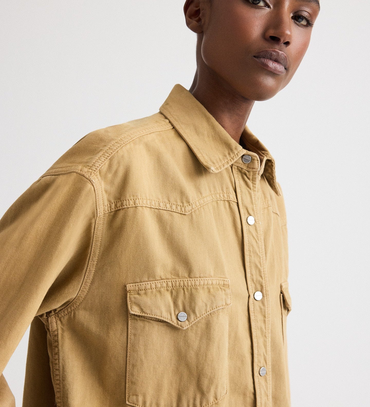 TWP - OG Supersized Shirt in Natural Denim
