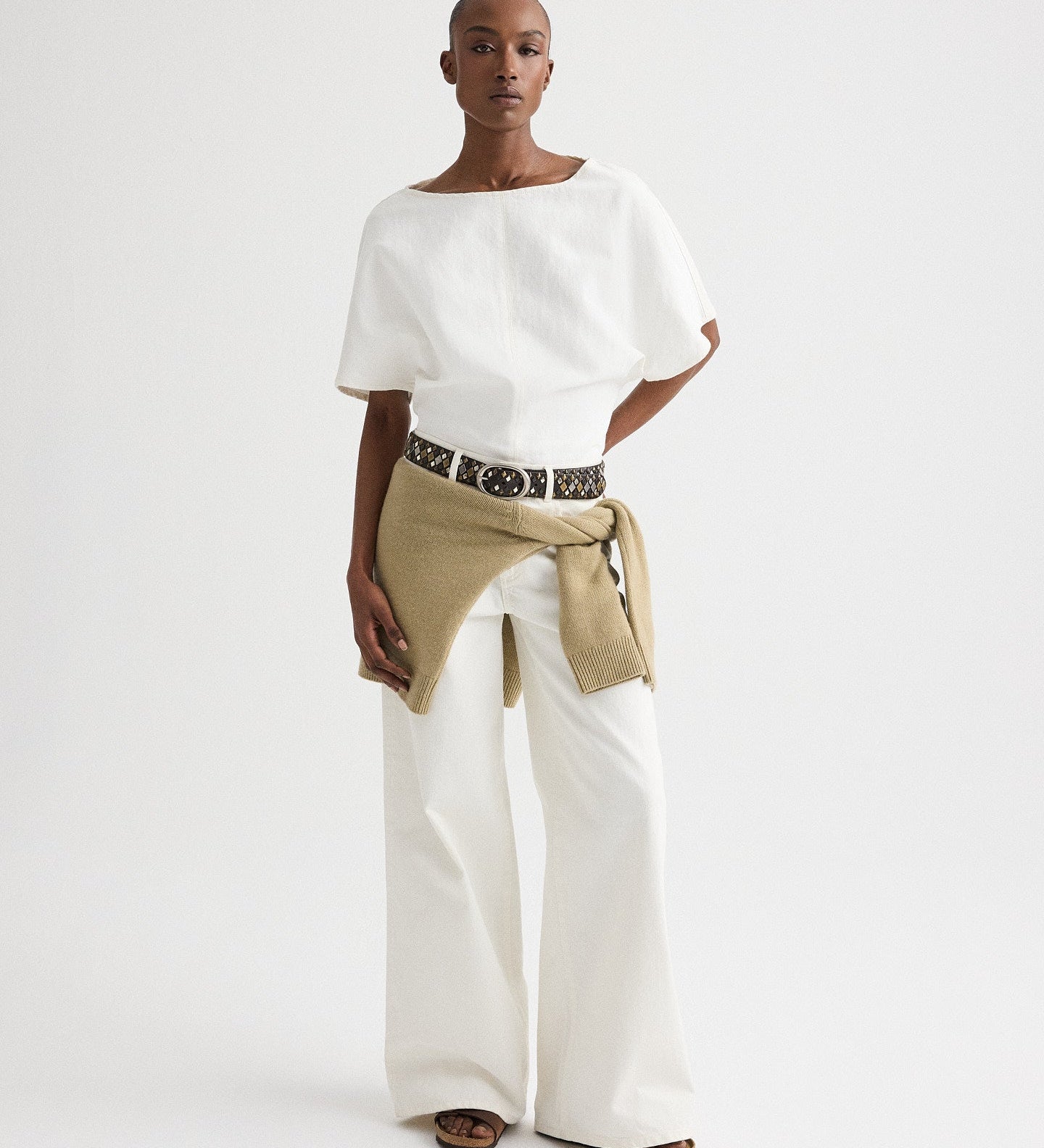 TWP - Simple T in Natural Denim