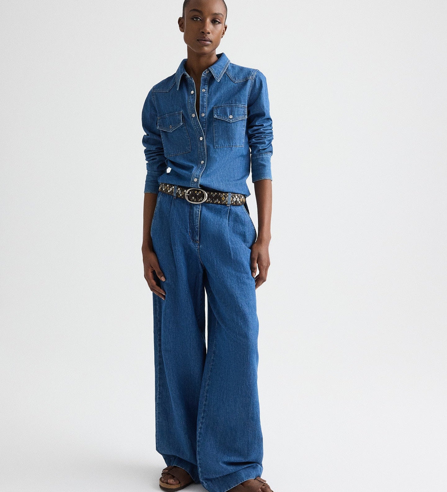 TWP - Hudson St Jean in Linen Cotton Denim