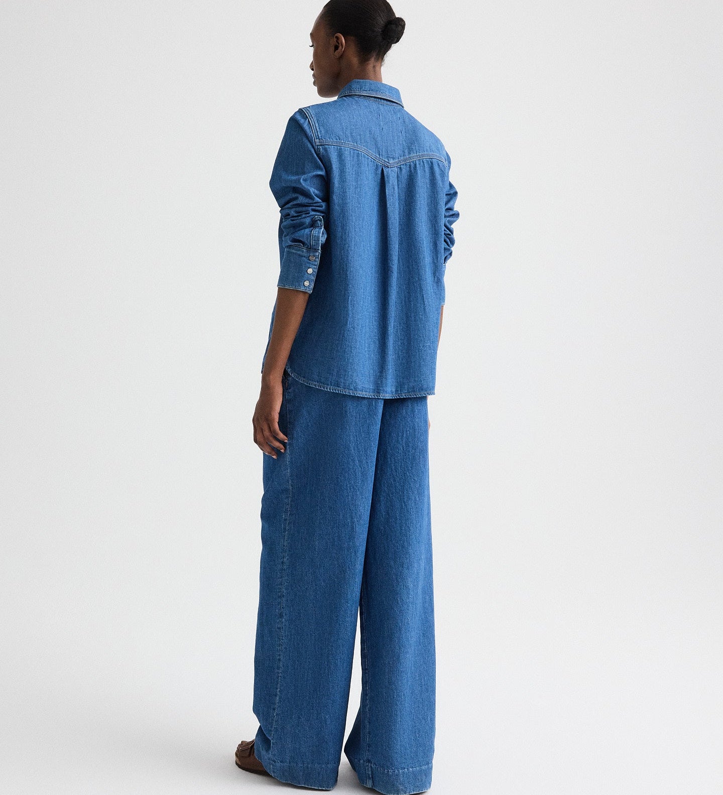 TWP - Ranchers Daughter Shirt in Denim Shirting