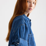 TWP - My Newest Mistake Shirt in Denim Shirting