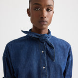 TWP - Tie One On Shirt in Denim Shirting