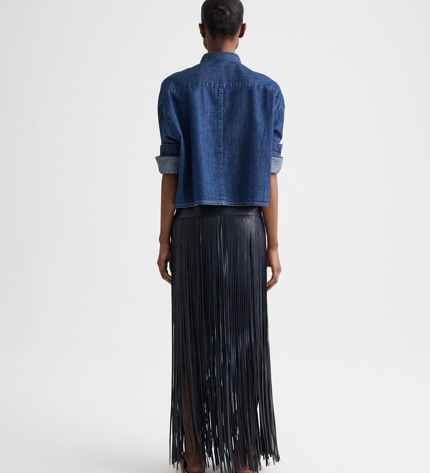 TWP - Tie One On Shirt in Denim Shirting