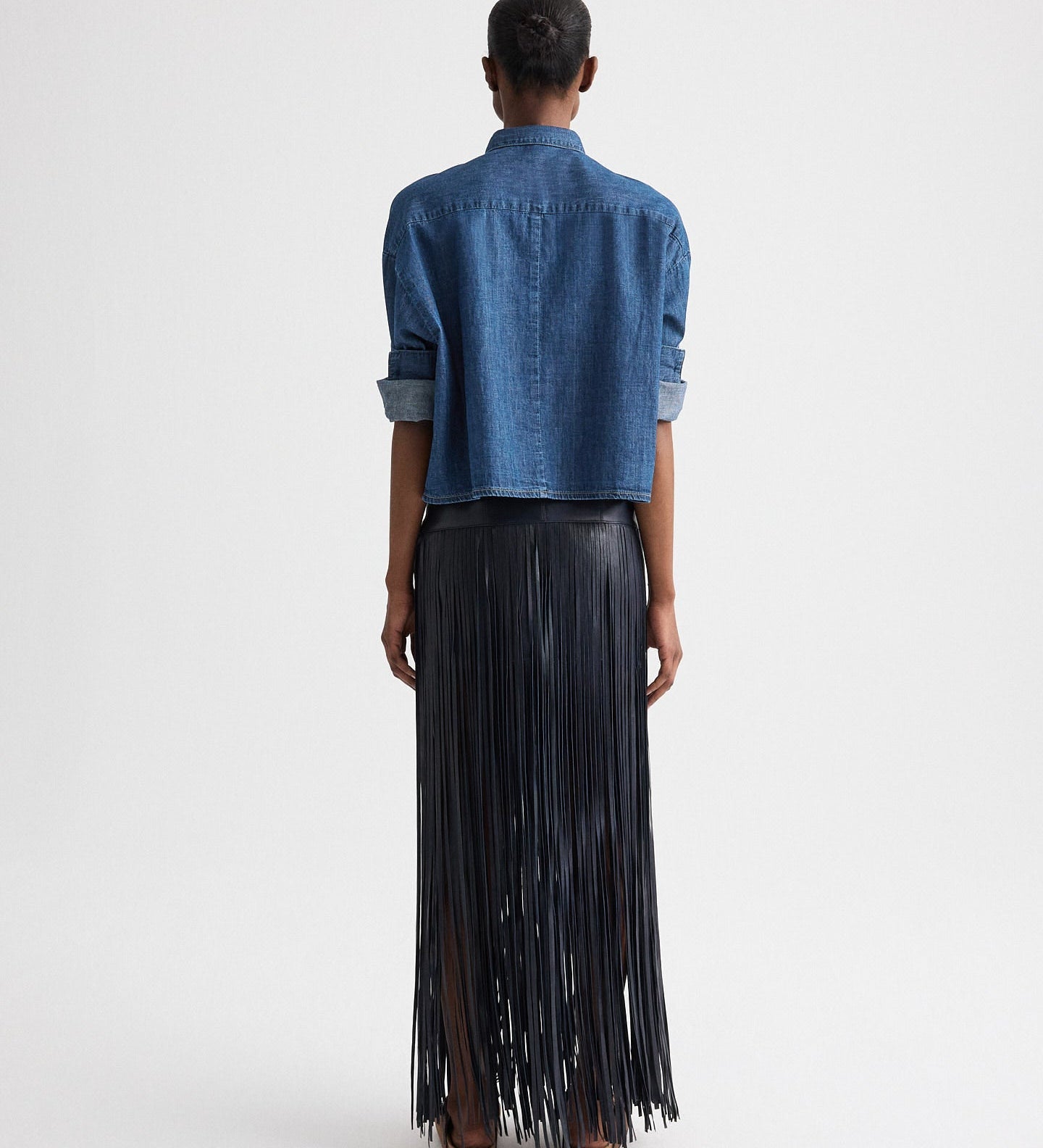 TWP - Tie One On Shirt in Denim Shirting