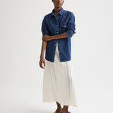 TWP - OG Supersized Ranchers Shirt in Denim Shirting
