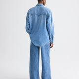TWP - OG Supersized Ranchers Shirt in Denim Shirting