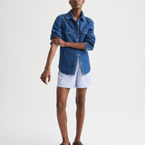 TWP - Cowboy Take Me Away Shirt in Denim Shirting