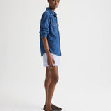 TWP - Cowboy Take Me Away Shirt in Denim Shirting