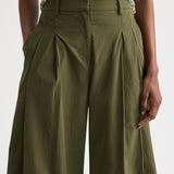 TWP - Next Didi Pant with Raw Hem in Vintage Washed Poplin