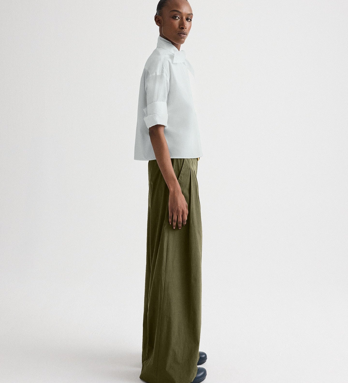 TWP - Tie One On Shirt in Vintage Washed Poplin