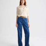 TWP - Easy Boy Jean in Linen Cotton Denim