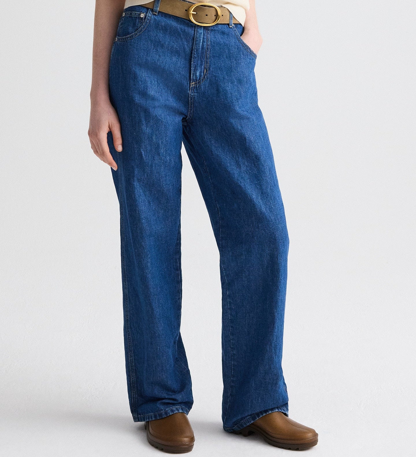 TWP - Easy Boy Jean in Linen Cotton Denim