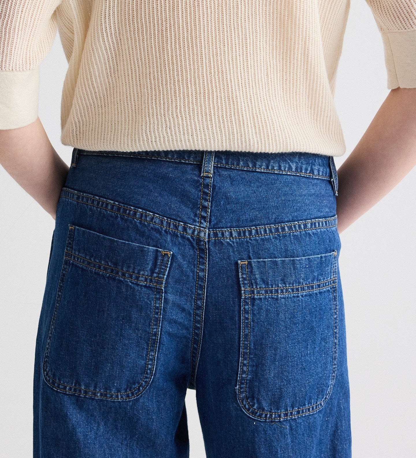 TWP - Easy Boy Jean in Linen Cotton Denim