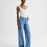 TWP - West 11th St. Jean in Linen Cotton Denim