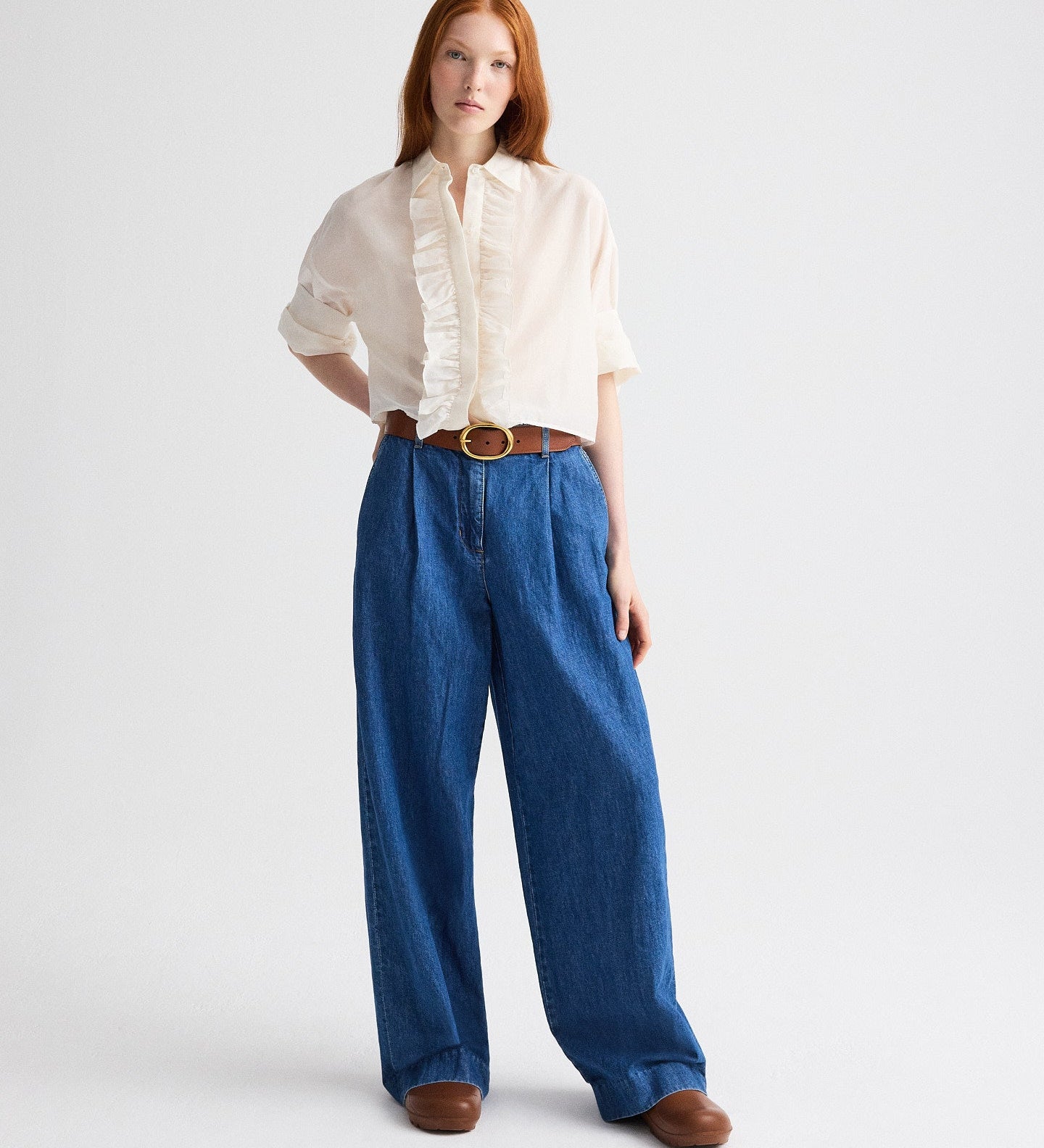 TWP - Hudson St Jean in Linen Cotton Denim