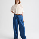 TWP - Hudson St Jean in Linen Cotton Denim