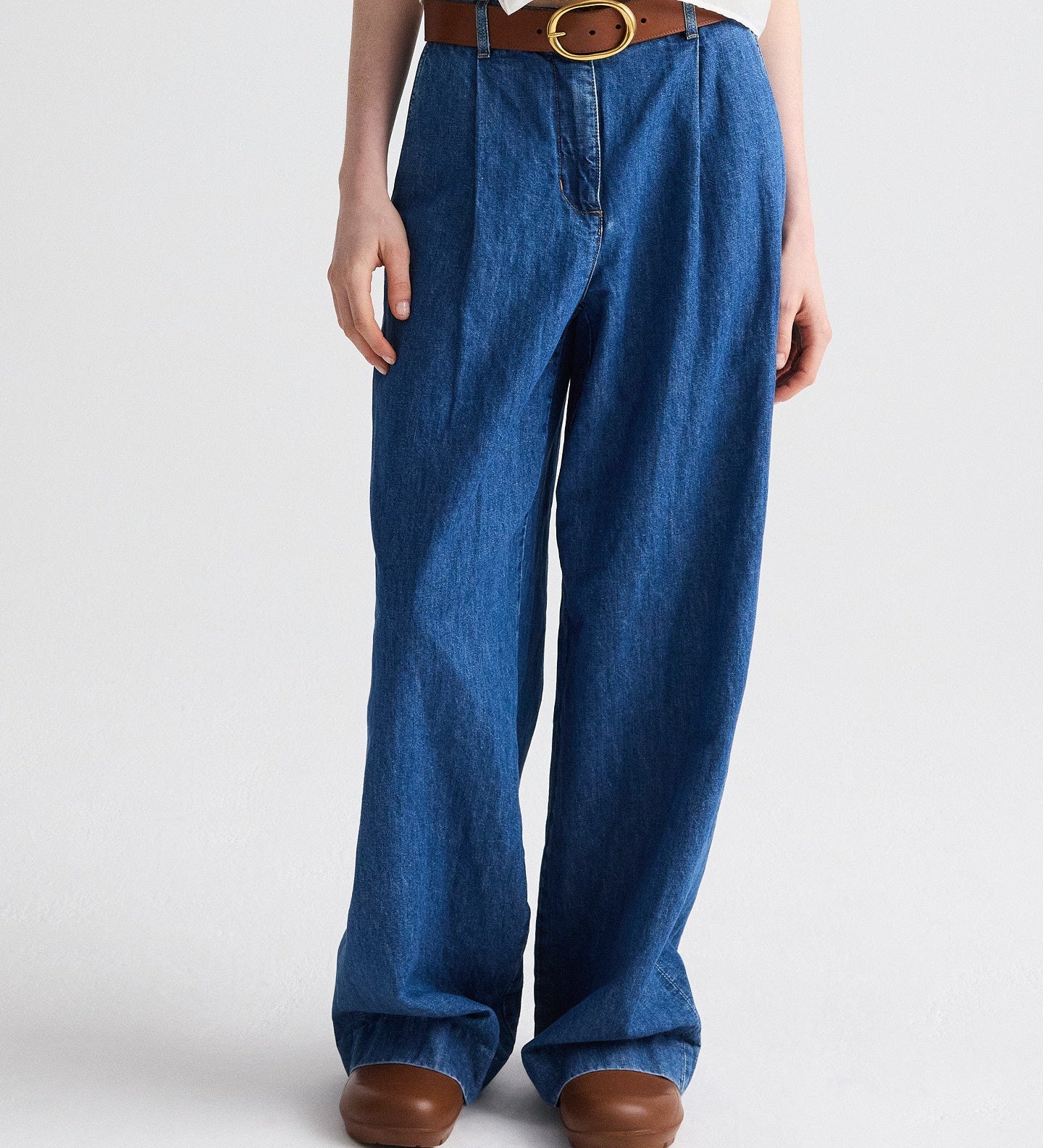 TWP - Hudson St Jean in Linen Cotton Denim