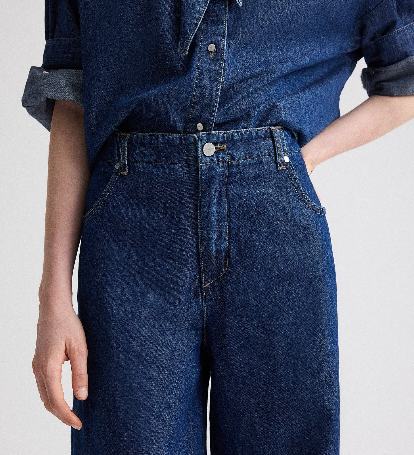TWP - Dillon Jean in Cotton Linen Denim