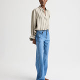 TWP - West 11th St. Jean in Linen Cotton Denim