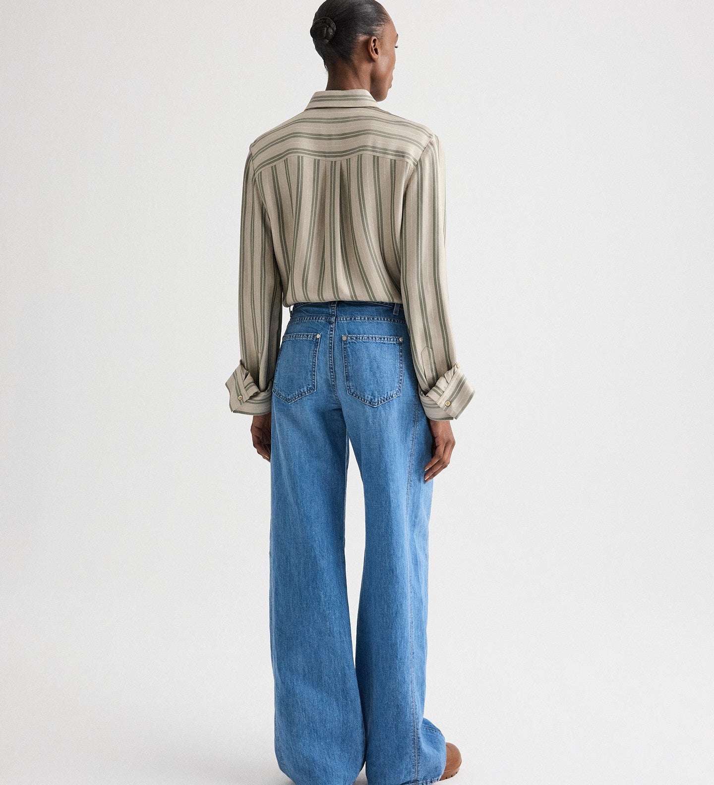 TWP - West 11th St. Jean in Linen Cotton Denim