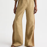 TWP - Slim A Pant with Lip Tux in Plain Weave Linen