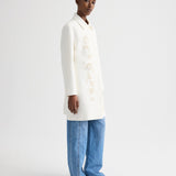TWP - Edinburgh Coat in Embroidered Washed Linen