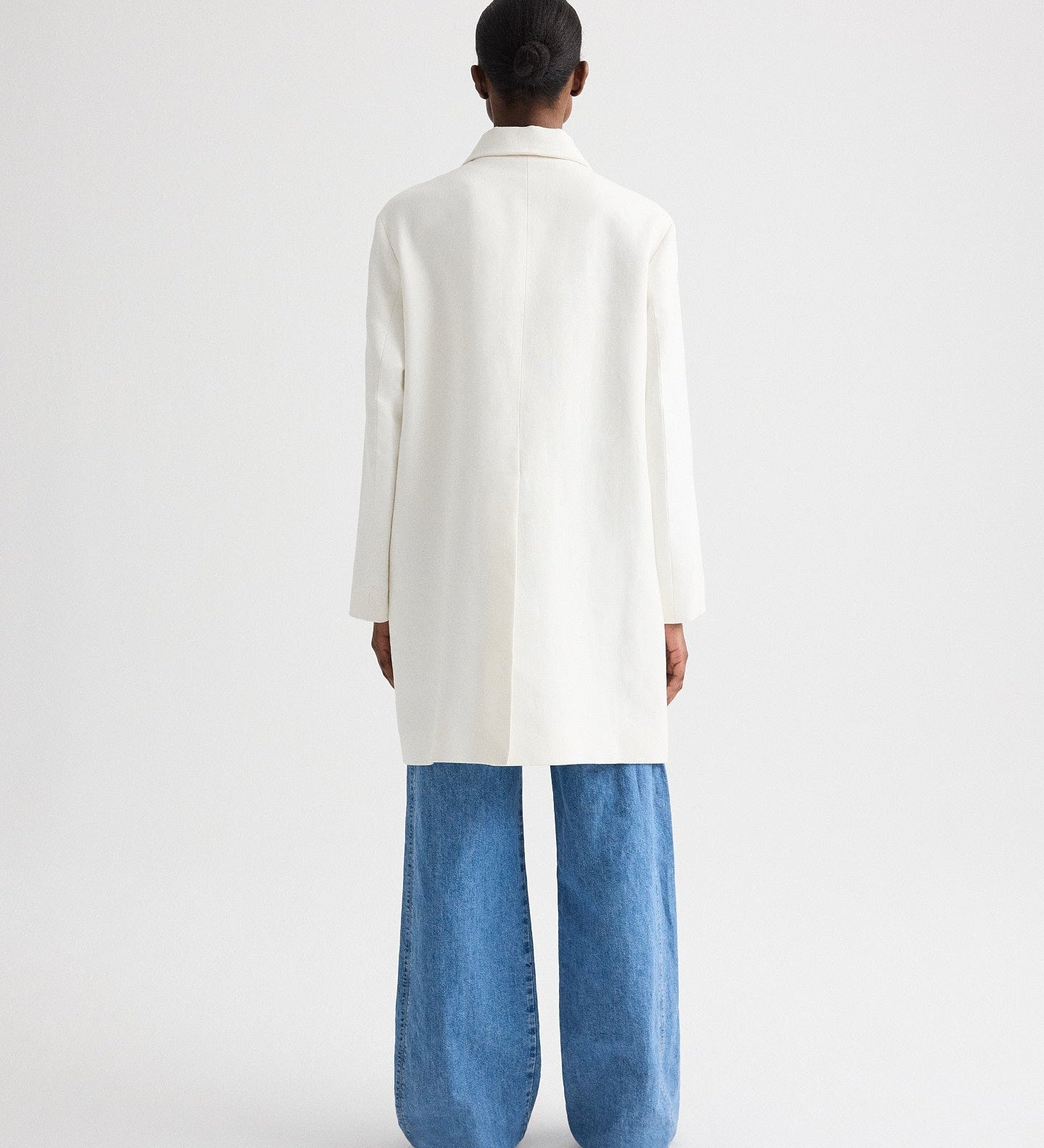 TWP - Edinburgh Coat in Embroidered Washed Linen