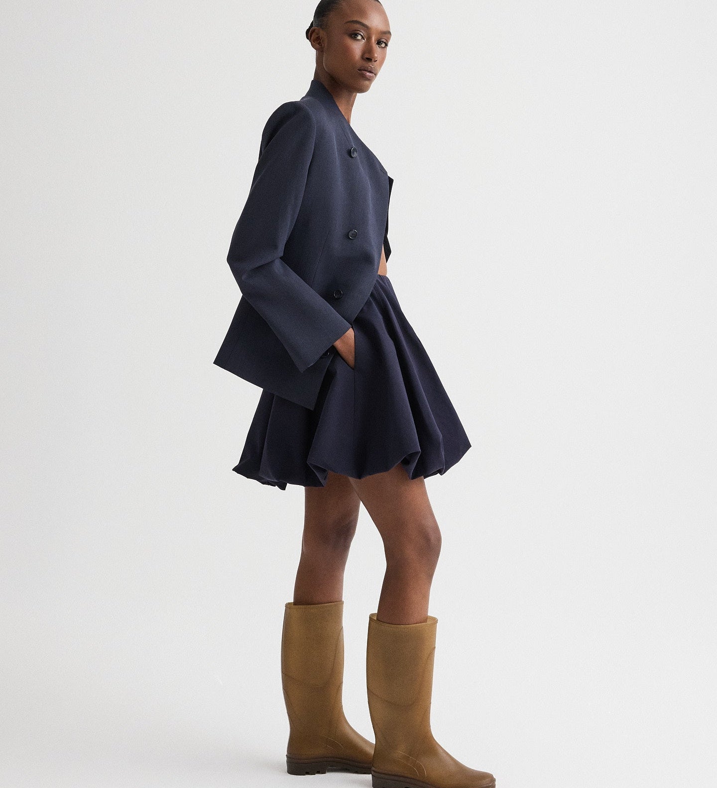 TWP - Julia Skirt in Cotton Shirting