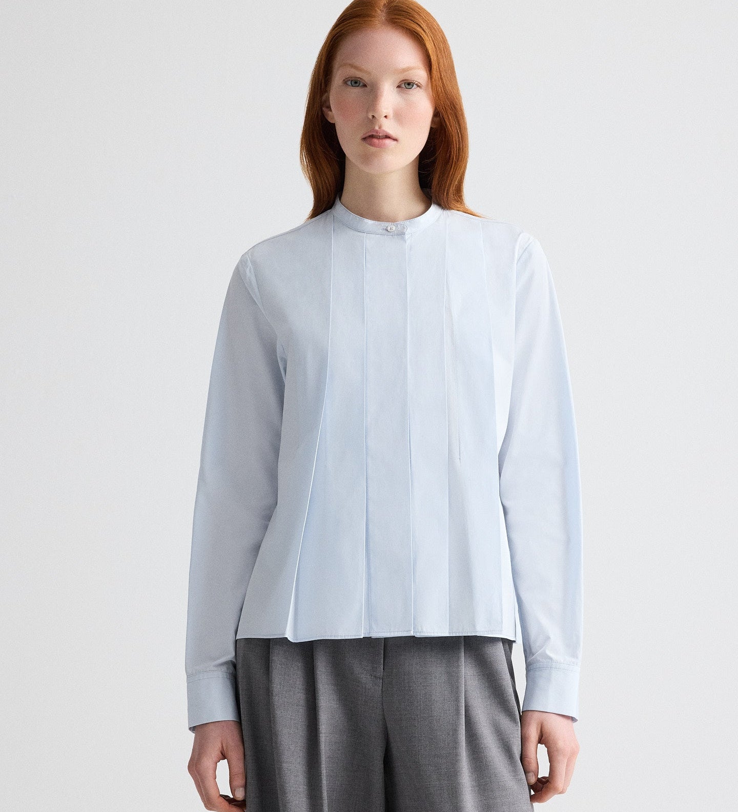 TWP - Close Call Top in Cotton Shirting