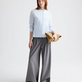 TWP - Close Call Top in Cotton Shirting