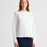TWP - Close Call Top in Cotton Shirting