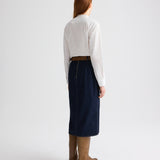 TWP - Close Call Top in Cotton Shirting